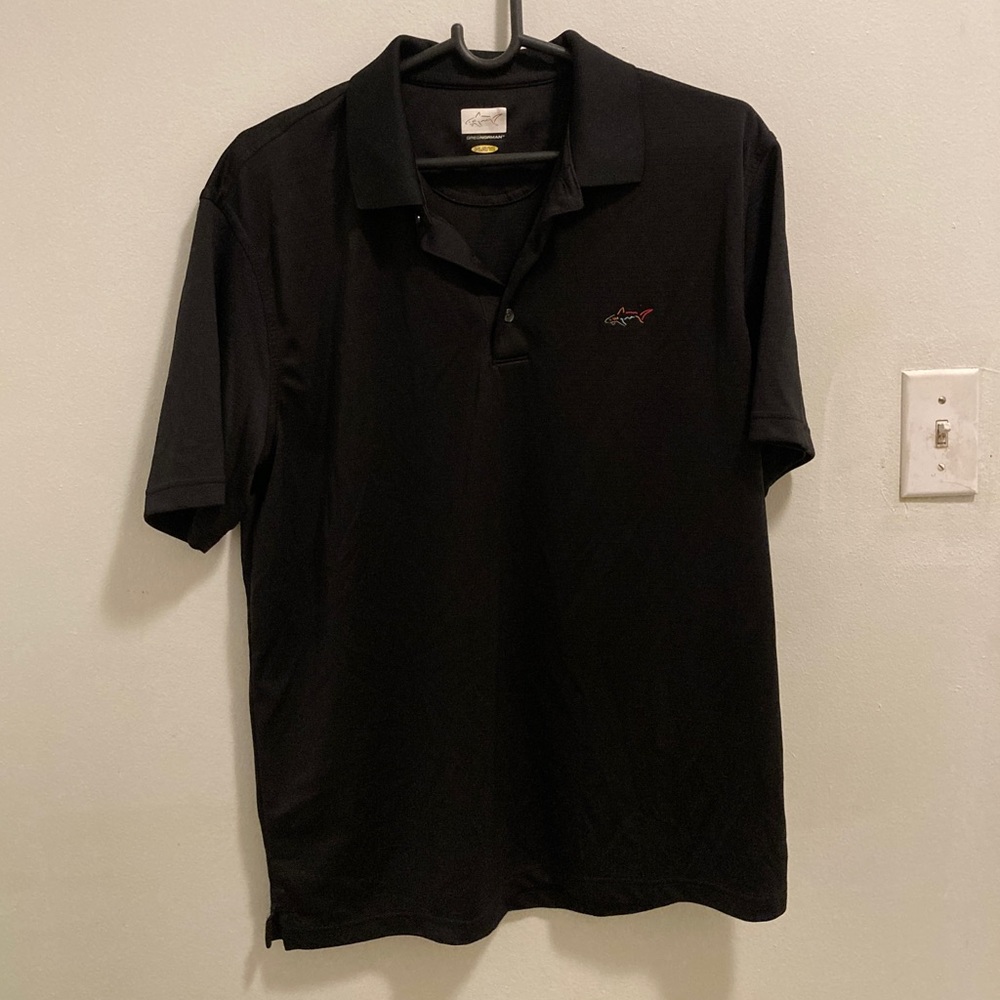 Greg Norman Collection Black Polo L